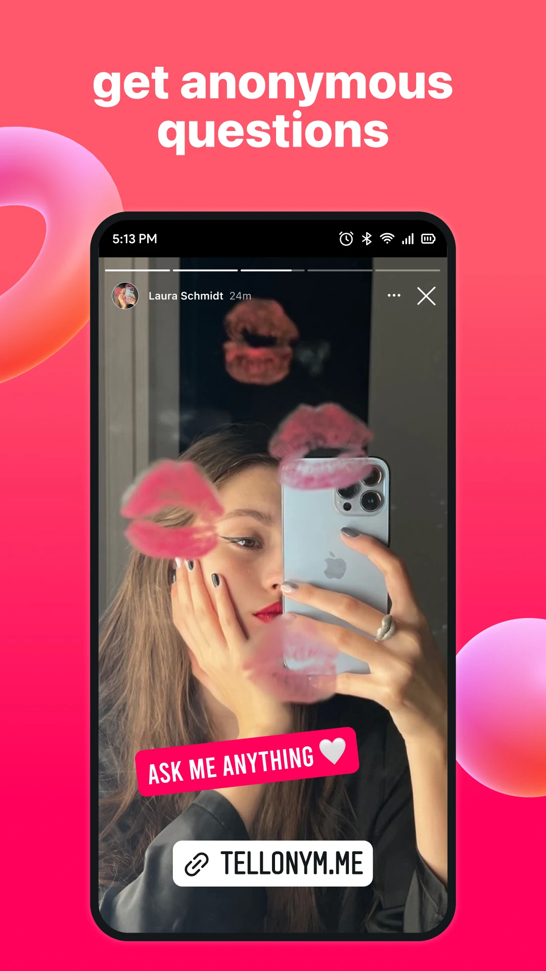 Tellonym: anonymous questions screenshot